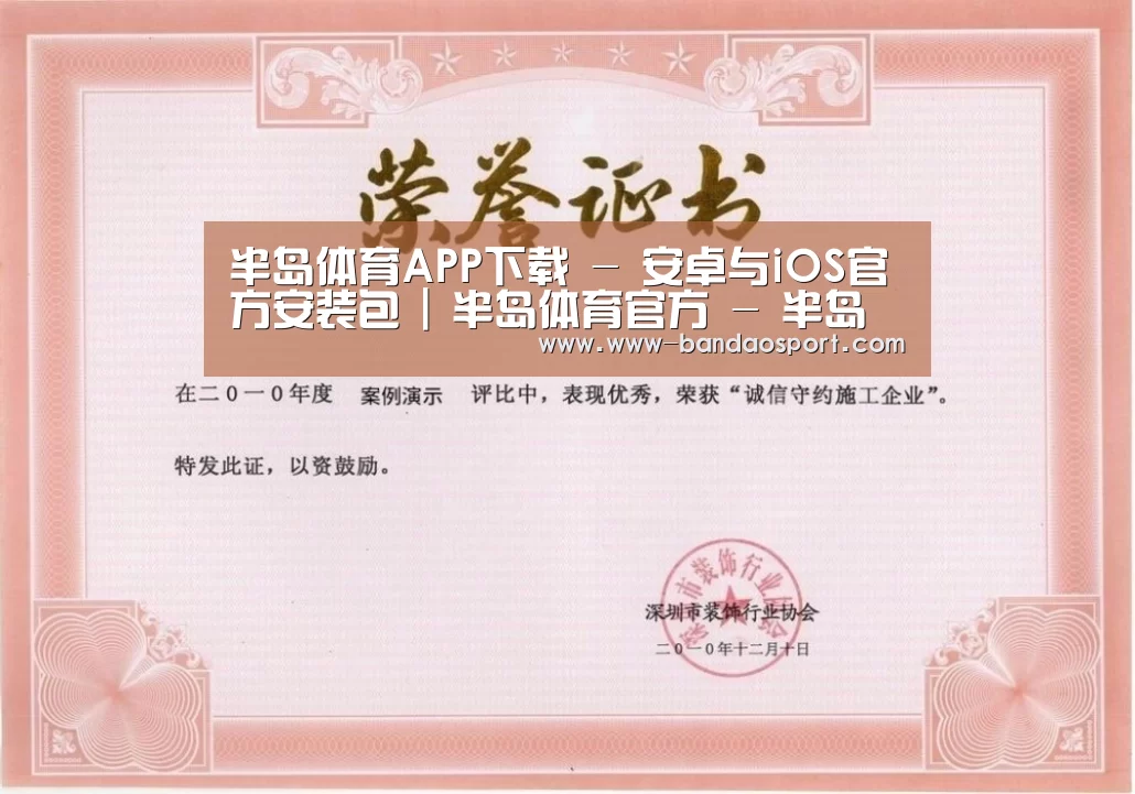 半岛体育app荣誉证书一(图1)