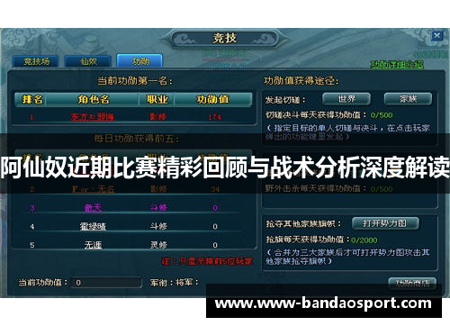 阿仙奴近期比赛精彩回顾与战术分析深度解读